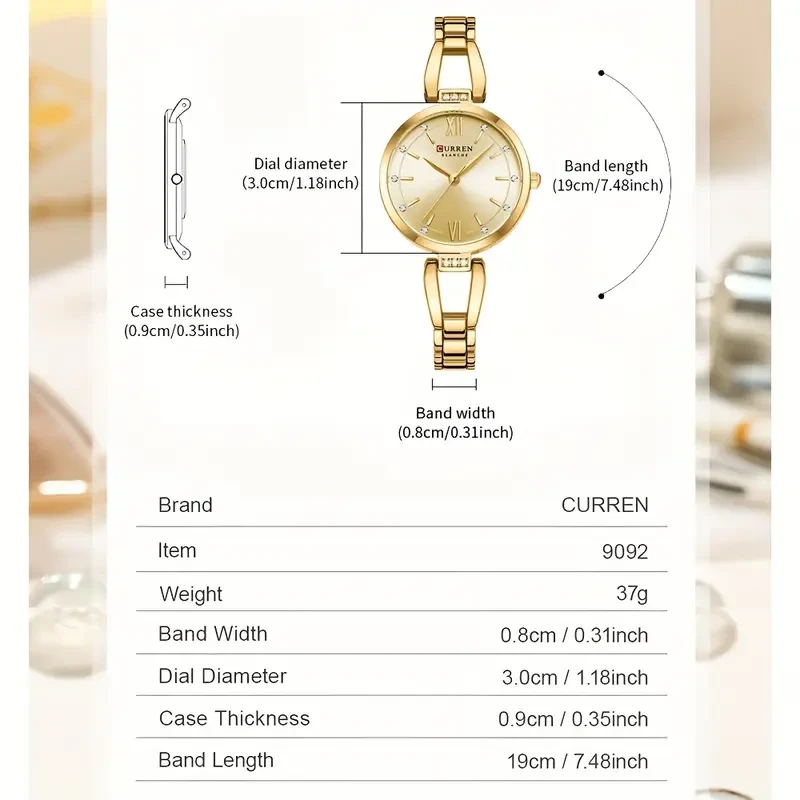 Luxury Simple Dial Women's Watch