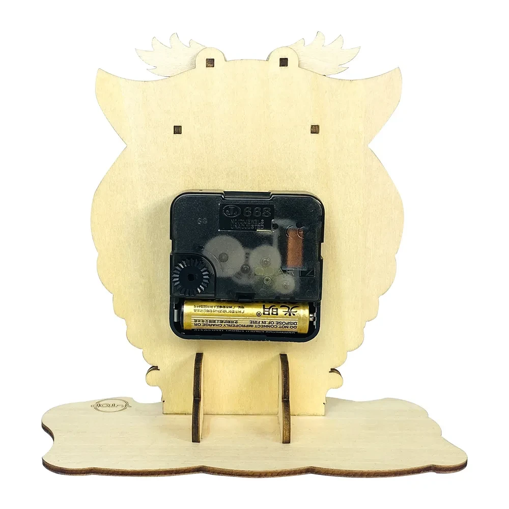 Children's Educational Science Toy Owl Clock