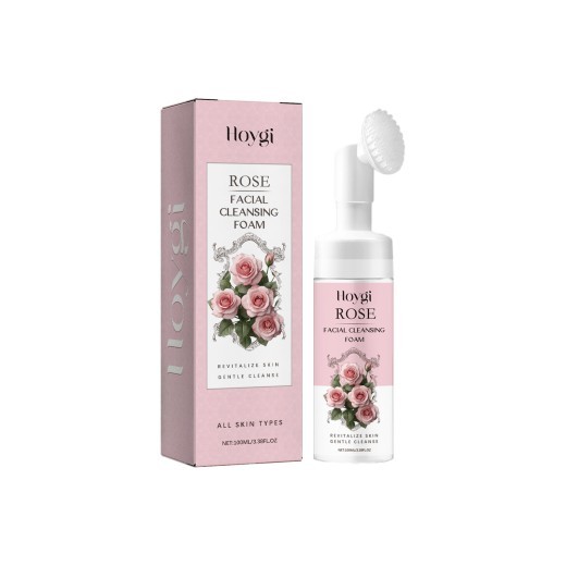 Rose Foam Facial Cleanser Deep Cleaning