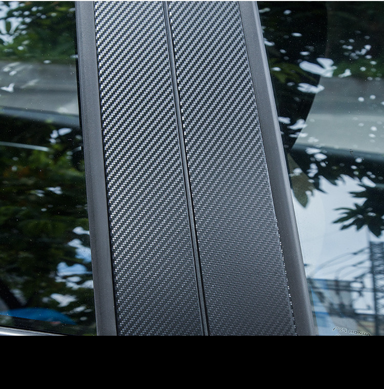 GK5 carbon fiber b-column sticker