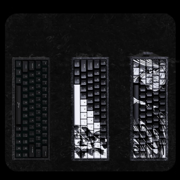 Integrated Forged Carbon Magnetic Shaft Gaming Keyboard