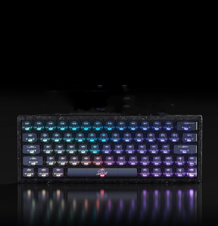 Integrated Forged Carbon Magnetic Shaft Gaming Keyboard