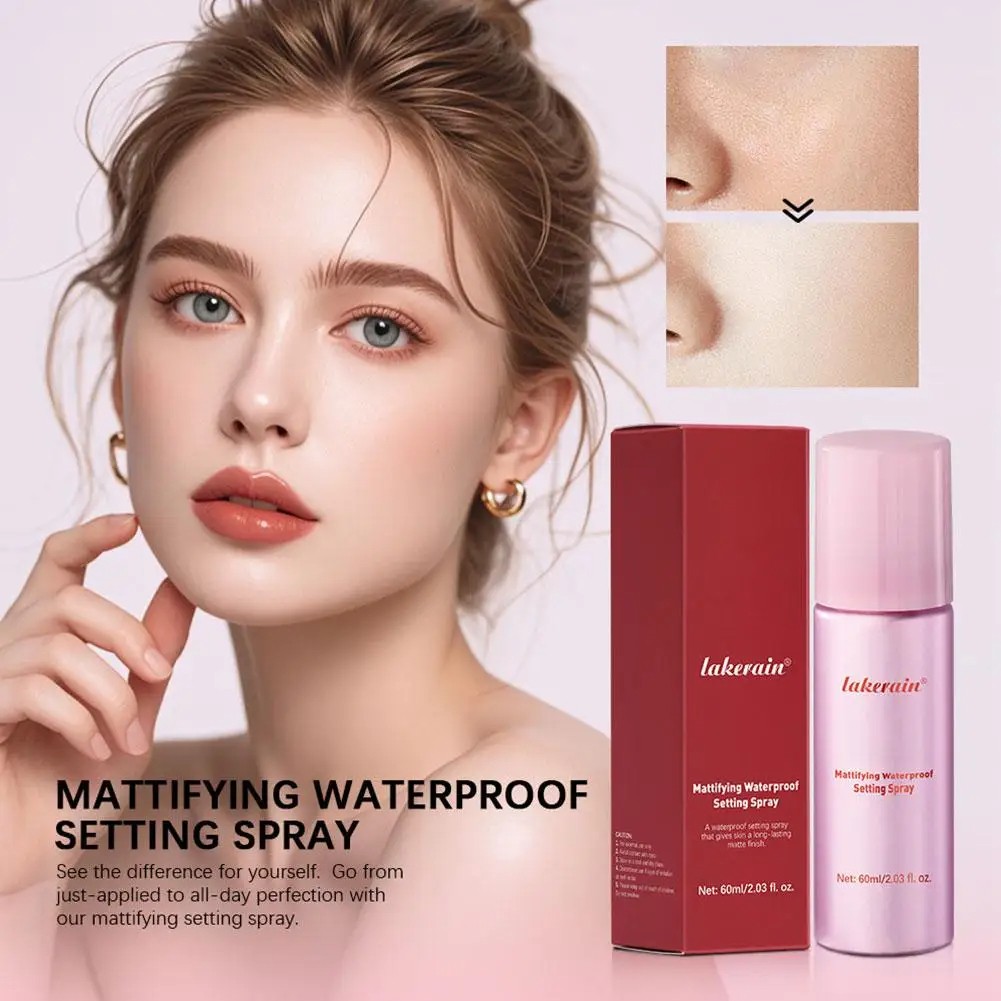 Mattifying Waterproof Setting Spray  Oil Control and Non-Sticky Makeup Fixer