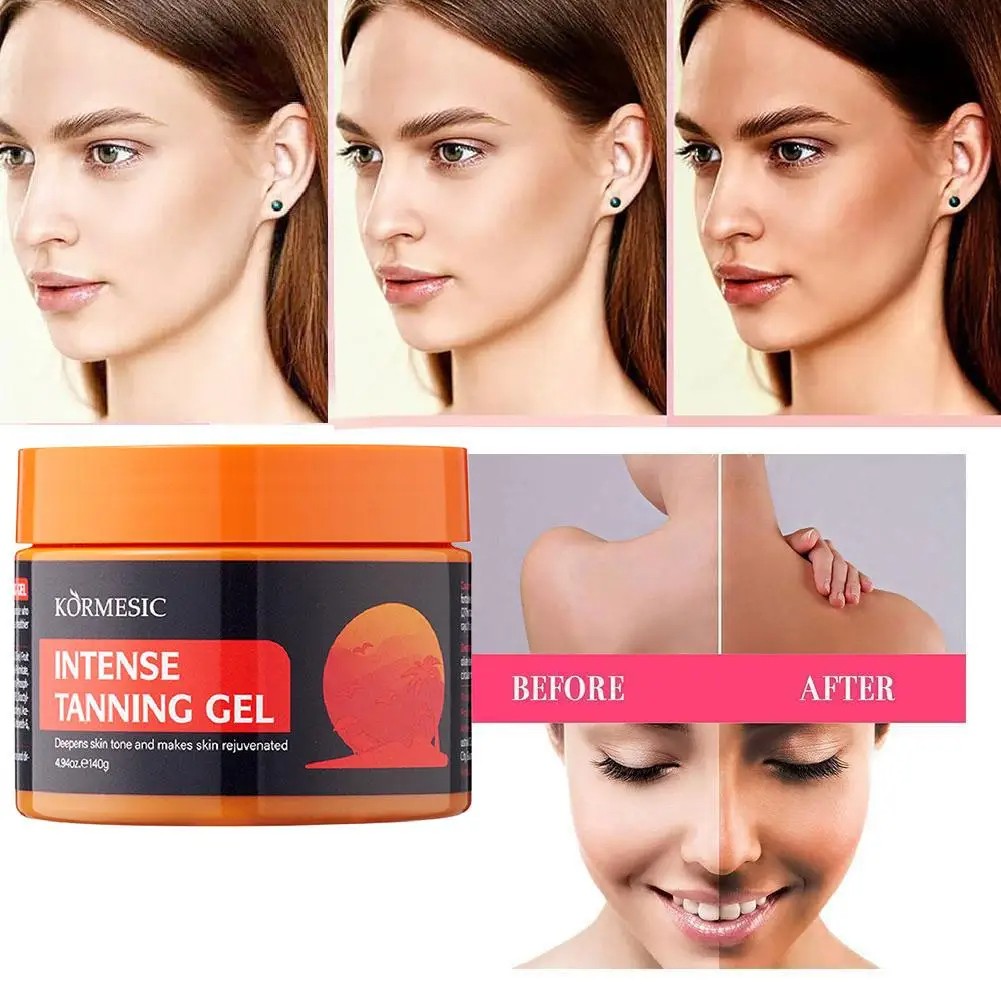 140ml Tanning Mousse Cream  Self Tanner Bronzer for Natural Sunless Tan