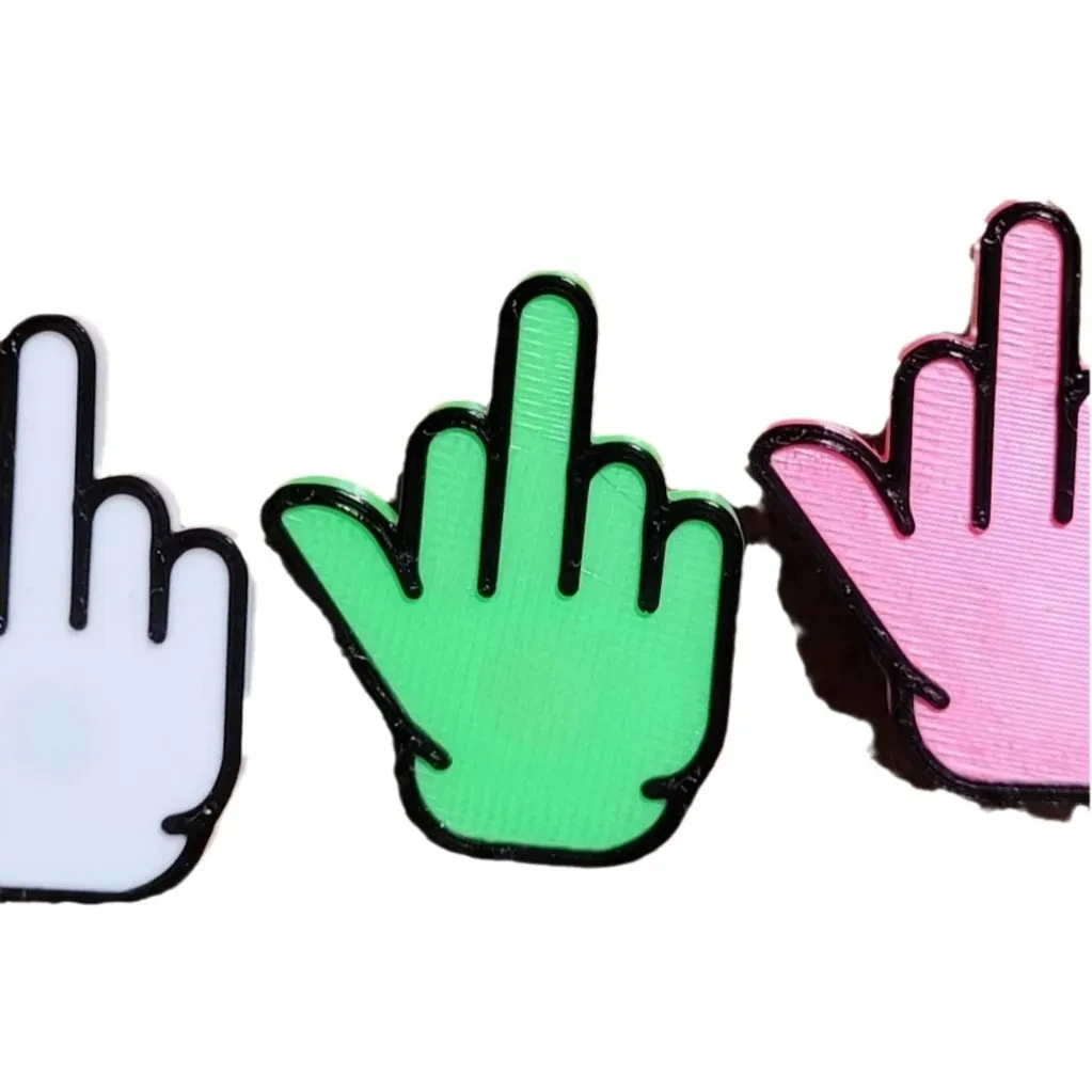 Middle Finger Sucker Small Gift Decoration (5 Pcs)
