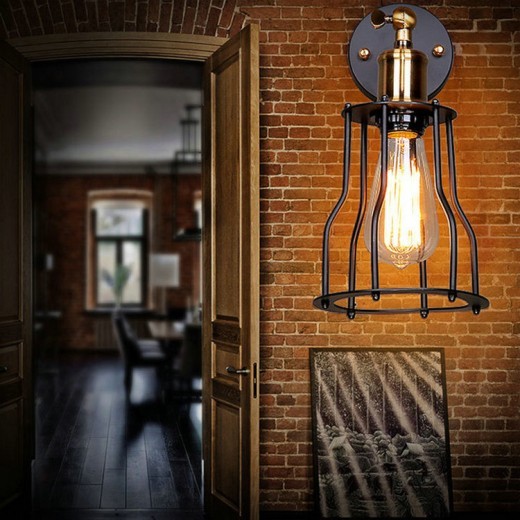 Country Retro Industrial Style Wall Lamp Bar Creative Wall Lamp