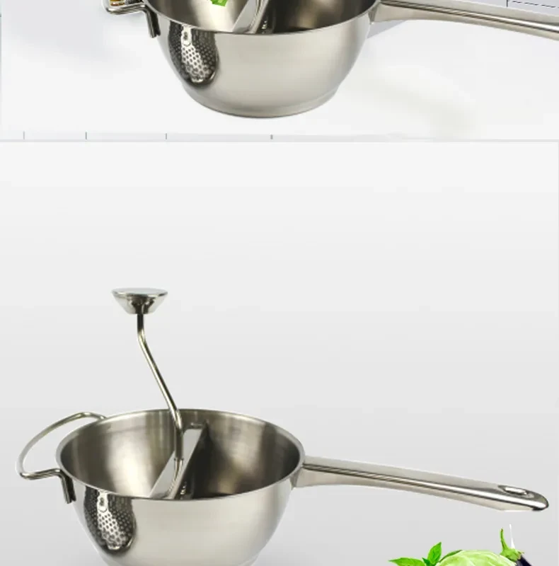 Baby food supplement food mud mixer high-grade 304 edible stainless steel jam vegetable blender