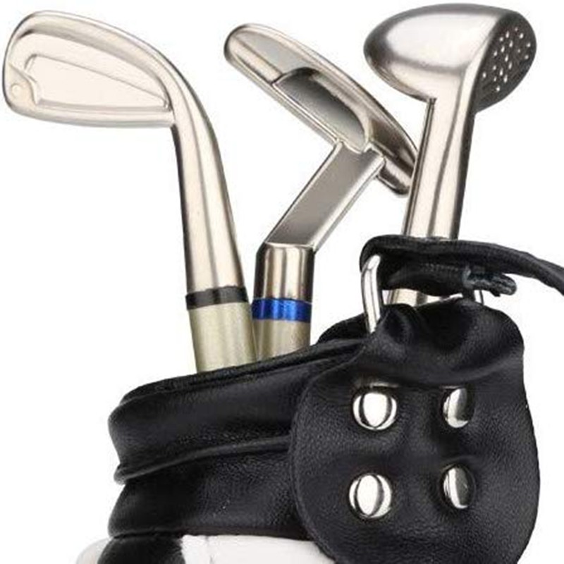 Golf bag pen holder decorations