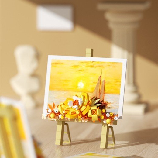 Preserved Flower Building Blocks Dream Flower Stand Photo Frame Decoration