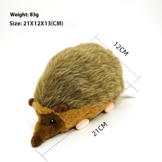 Simulation Hedgehog Puppy Dog Sound Bite-resistant Interactive Companion Pet Plush Toy