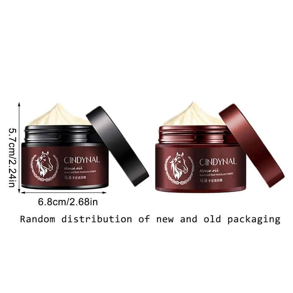 Horse Oil Hand and Foot Salve Cream  Natural Heel Repair Cream for Drying, Cracking, and Moisturizing