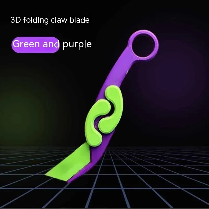 Folding Butterfly Claw Blade Decompression Toy