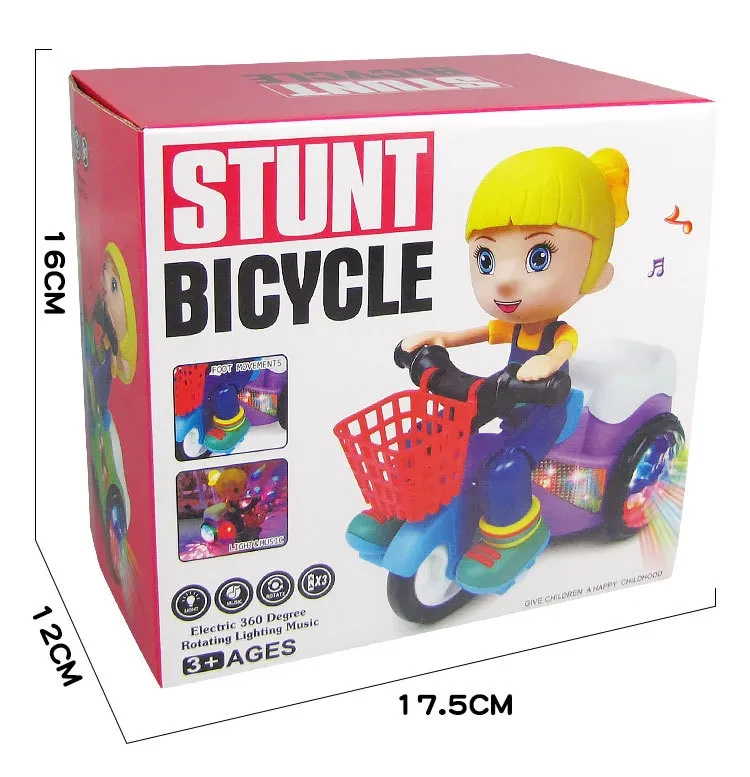 Super Sports Car Stunt Tricycle Toy