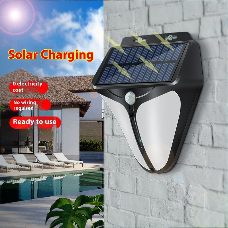 Human Induction Binocular Solar Wall Lamp