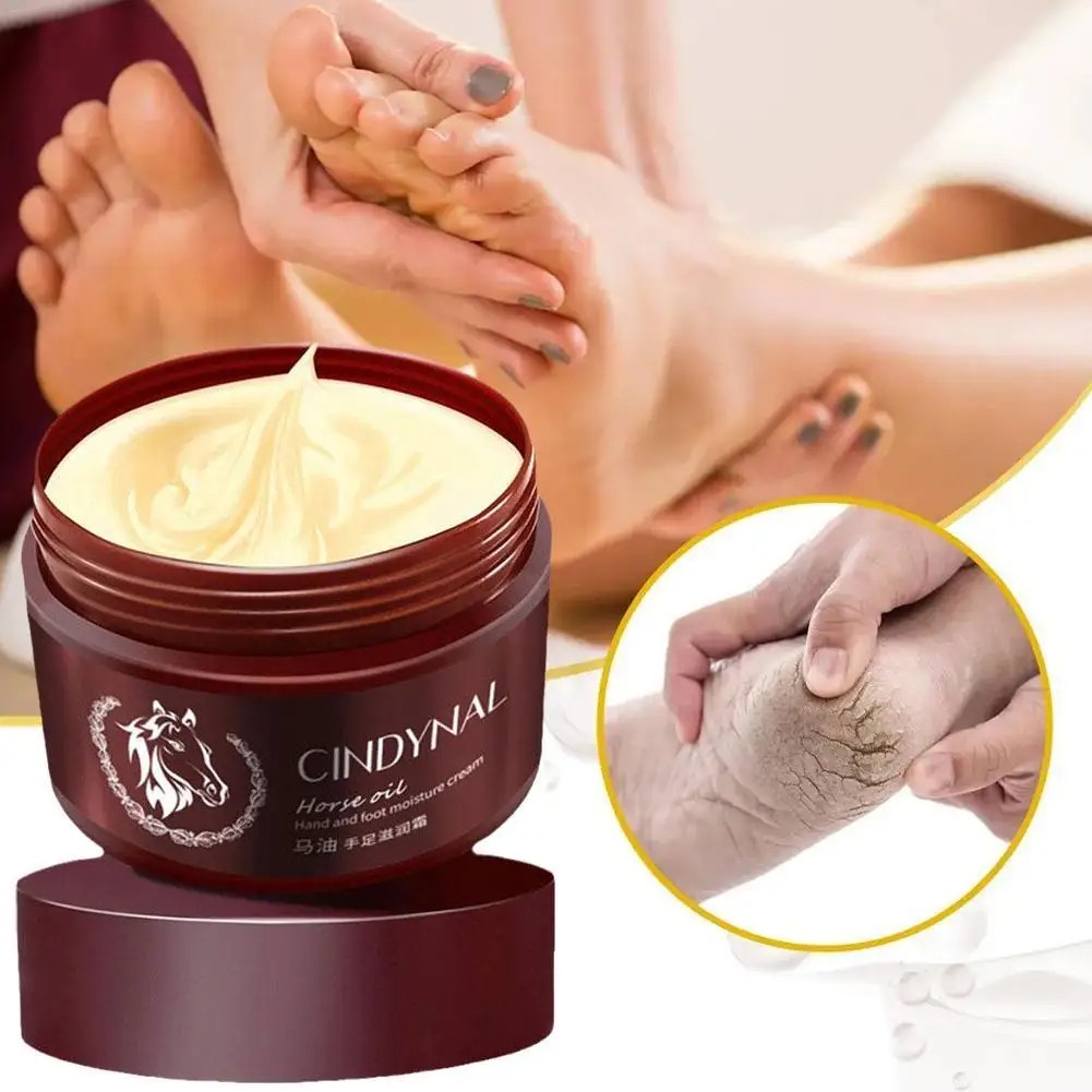 120g Horse Oil Hand and Foot Cream  Hydration and Moisturizing for Fall and Winter