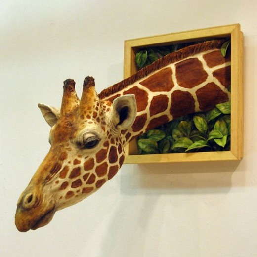 Giraffe Creative Pendant Wall Decoration Props