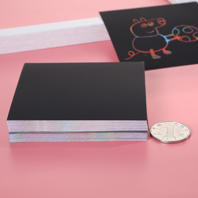 Colorful Trumpet Scratch Painting