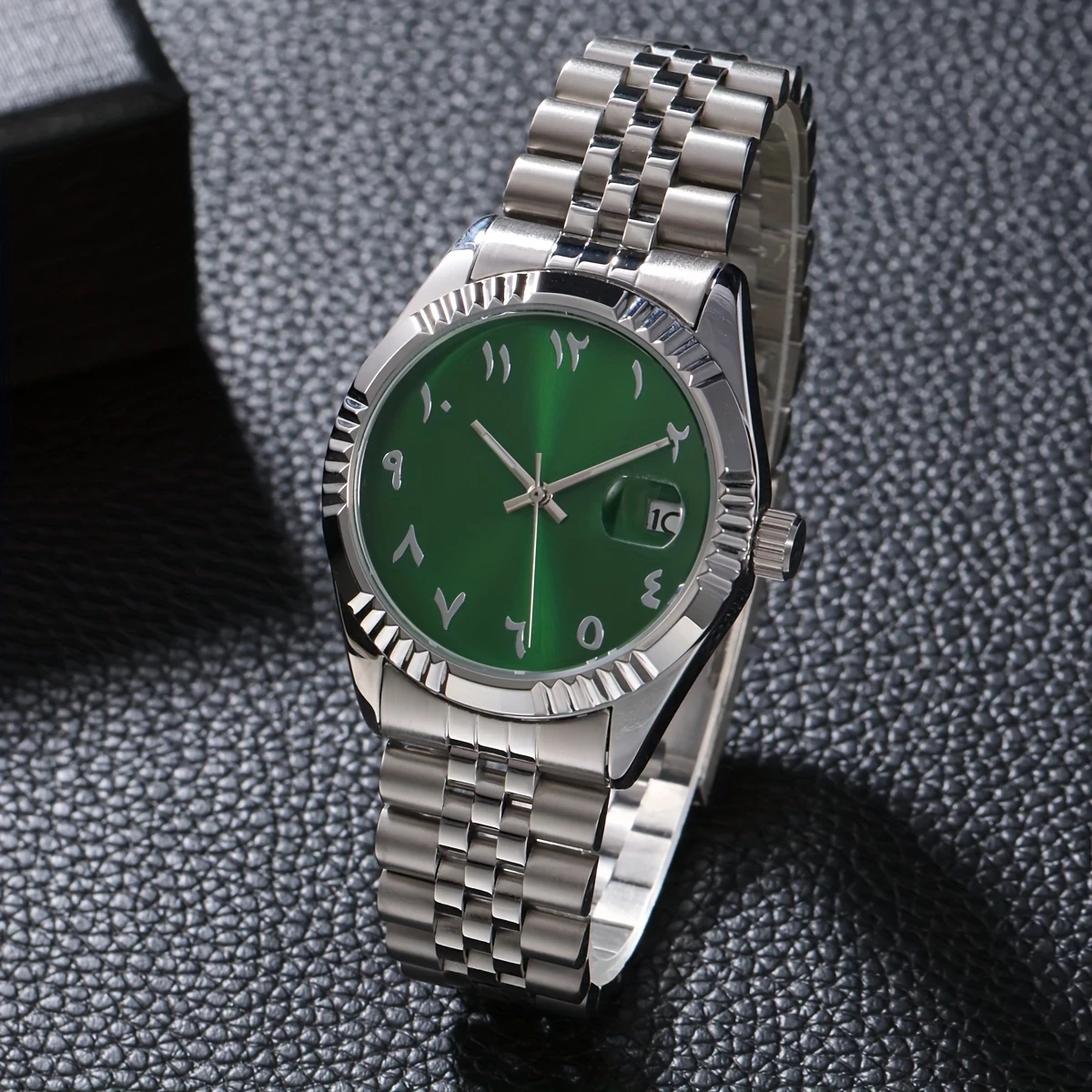Men's Mechanical Watches With Solid Steel Watchband