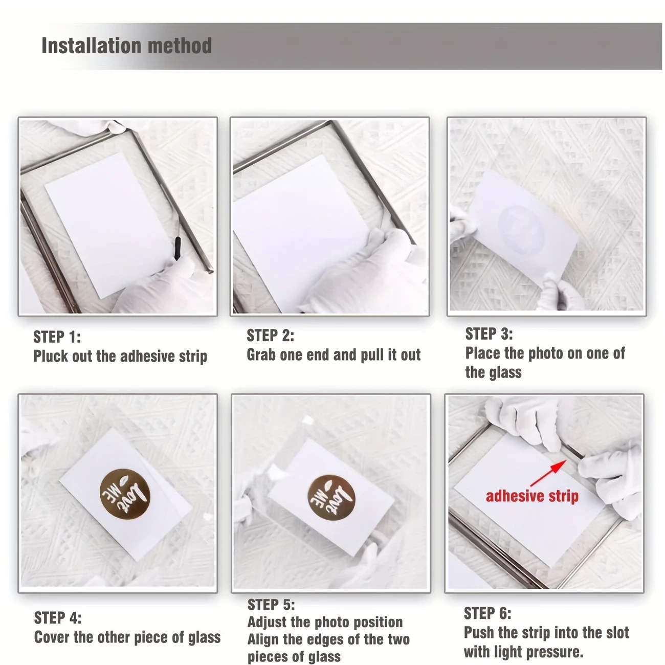 Sleek and Stylish Silvery Minimalist Style Metal Border Photo Frame (4x6, 5x7) The Perfect Frame to Showcase Your Memories