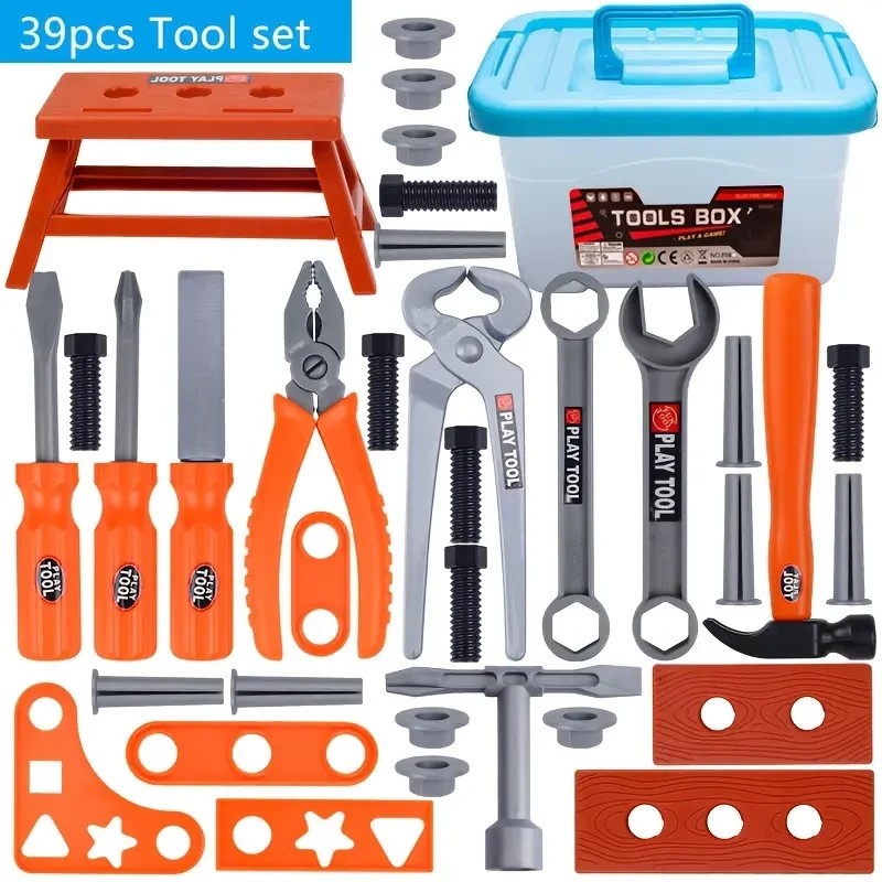 38pcs/39pcs/42pcs Electric Tool Box Toy Set with Simulation Repair Tools