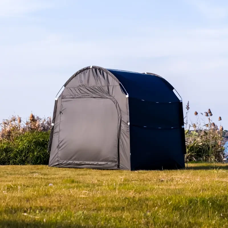 Outdoor Storage Bike Tent Sunlight Blocking and Sun Protection Outdoor Double Door Storage Tent