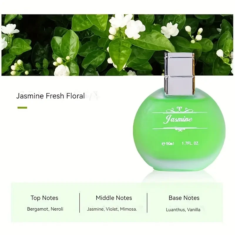 Jasmine Perfume for Women  Floral Fragrance, Long-Lasting, Elegant Scent for Daily Wear and Special Occasions