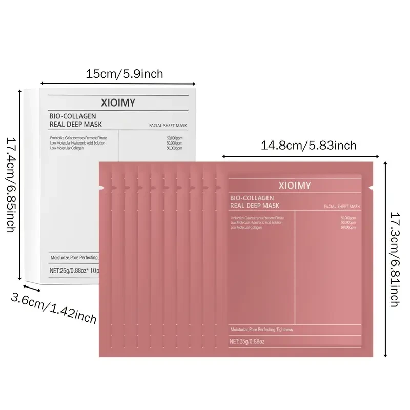 XIOIMY Biocollagen Deep Hydration Mask Set