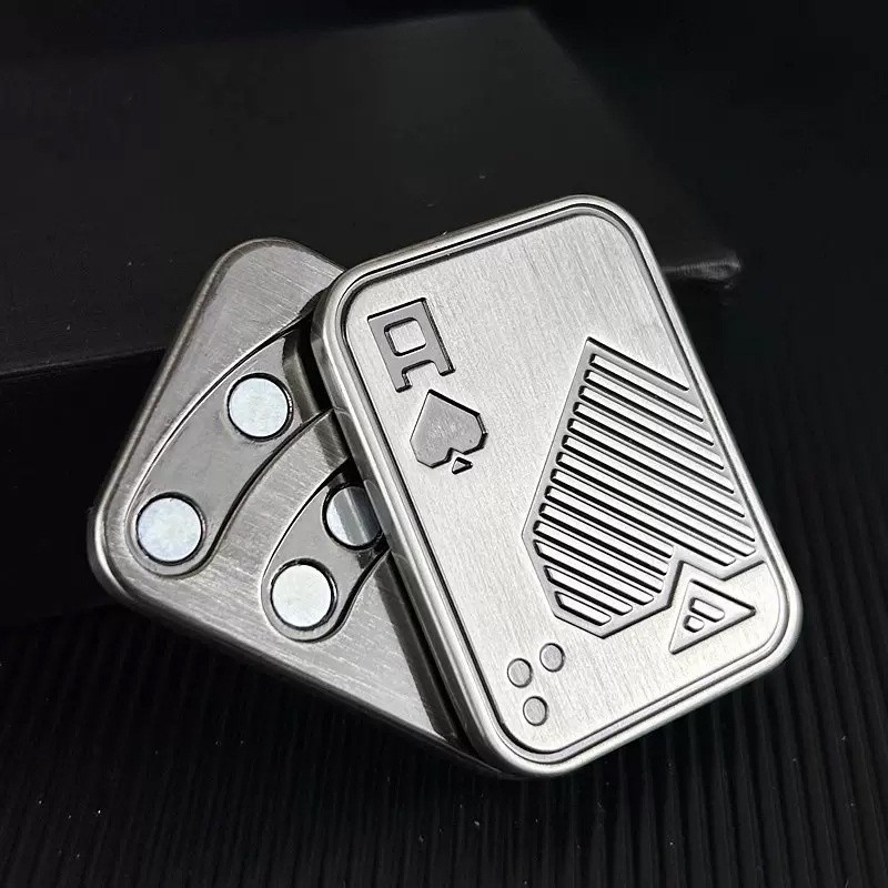 DC Taibao Black Gold Fingertip Gyro Push Card Decompression Toy