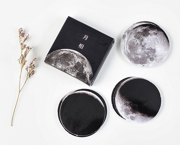 45 Piece Moon Sticker Set