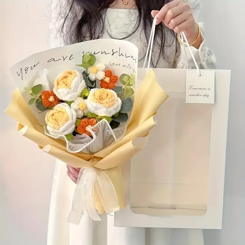 Handcrafted Crochet Flower Bouquet