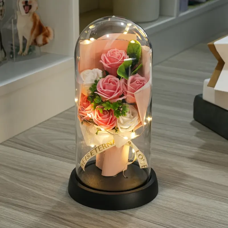 Eternal Rose LED Dome Decor