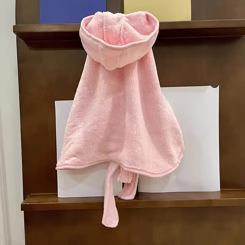 Ultra-Absorbent Microfiber Pet Bathrobe