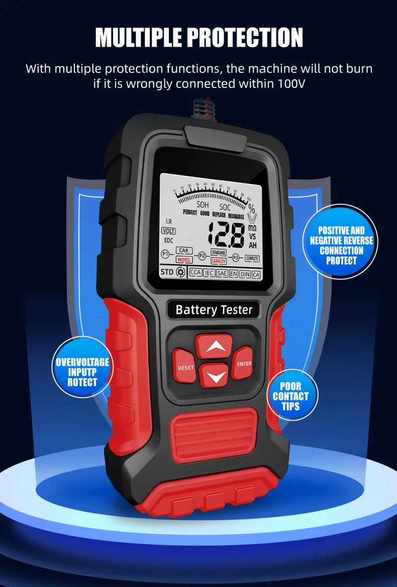 Intelligent Battery Detection Car Battery Internal Resistance Test Device