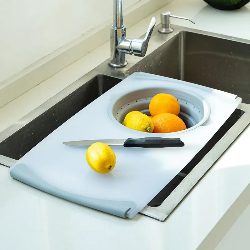 Drain Basket Thickened And Lengthened Plastic Cutting Board