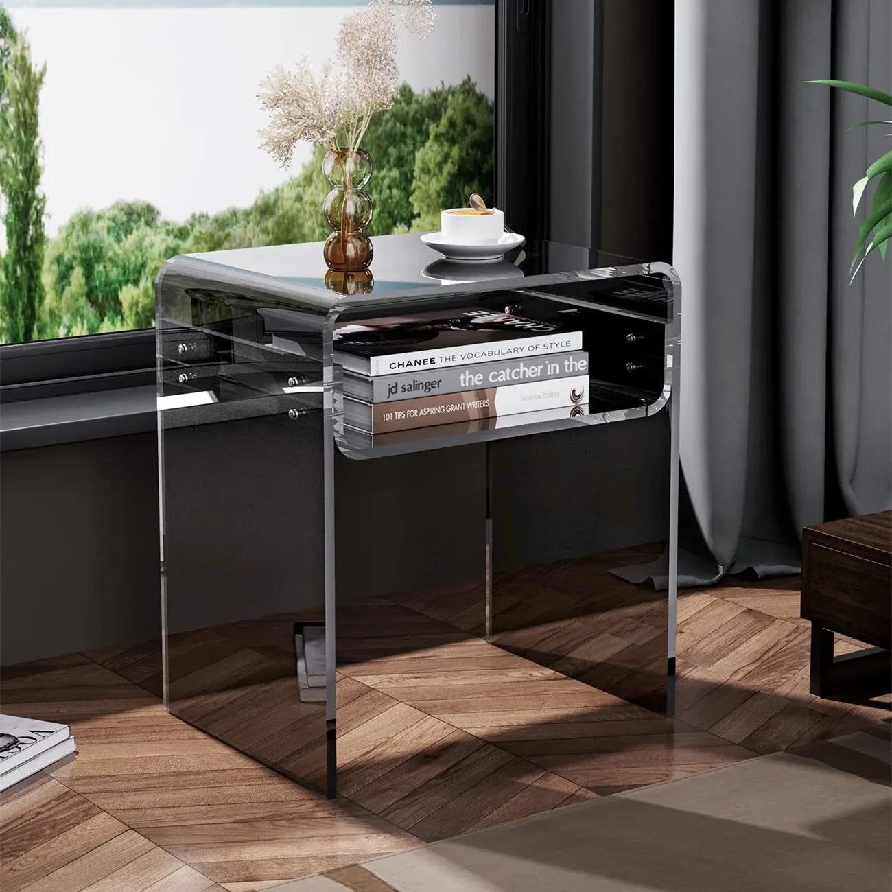 Acrylic Bedside Table