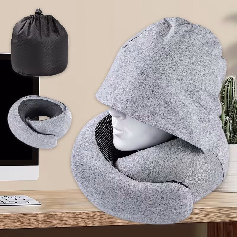 FlyHugz™ NZ Hooded Travel Pillow