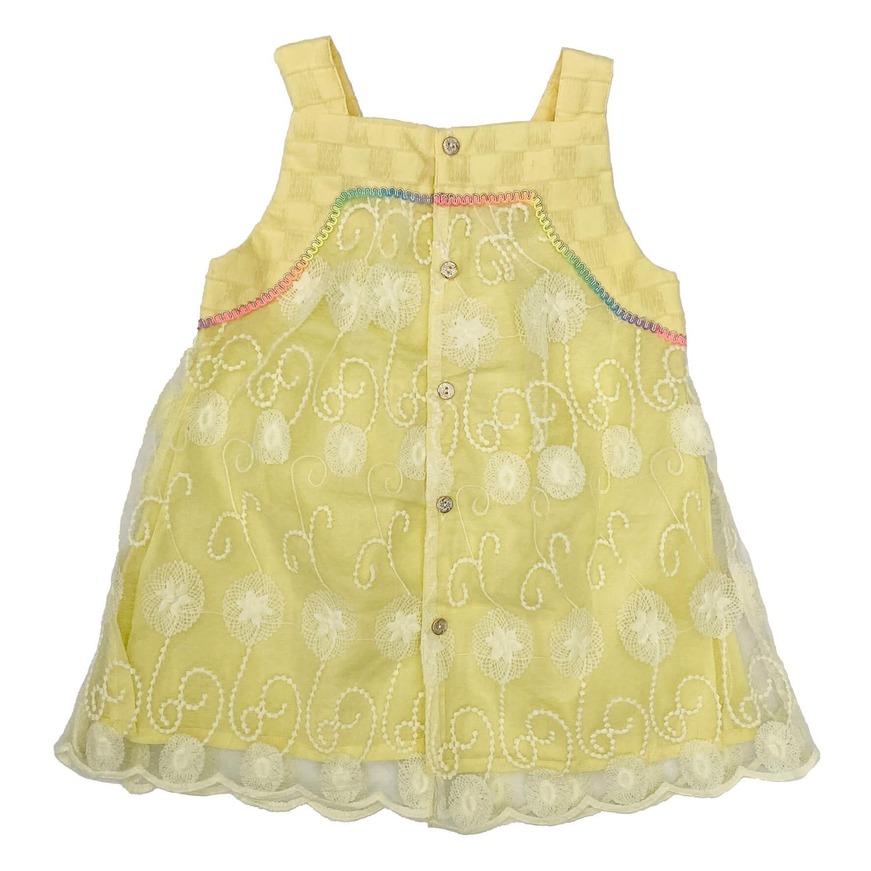 Dress Lacy Yellow | 6m - 4y