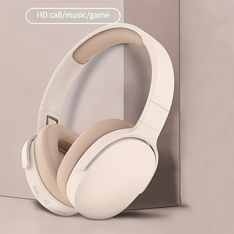 New Wireless Headset Headphone  Stereo Noise Cancelling, Long Battery Life, E-sports Gaming Headset, Foldable Headphones  Perfect Gift for Friends