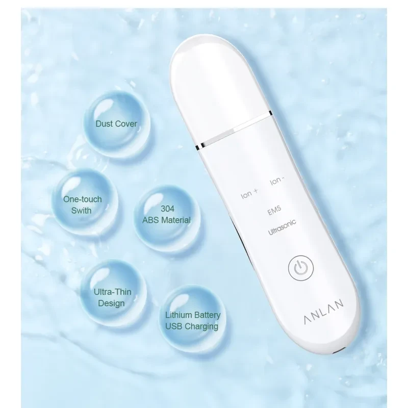 Ultrasonic Skin Scrubber Deep Face Cleaning Machine