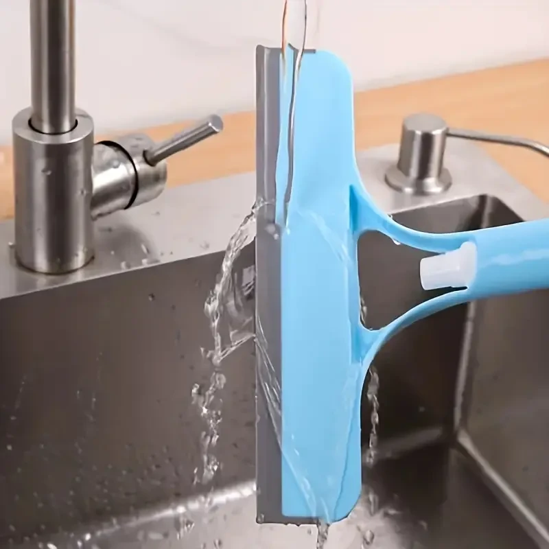 3-in-1 Glass Wiper with Scraper & Sprayer - Multifunctional Window Cleaner