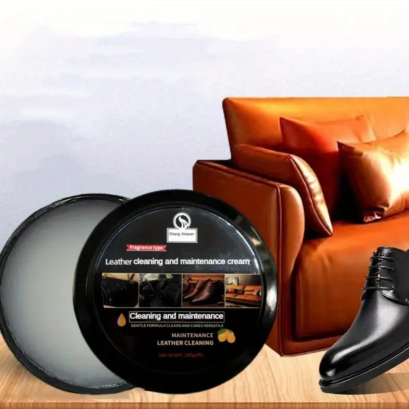 Leather Cleaning & Maintenance Cream - Multi-Functional Leather Polishing Care Oil