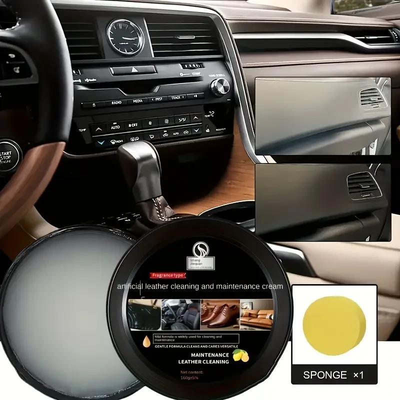 Leather Cleaning & Maintenance Cream - Multi-Functional Leather Polishing Care Oil