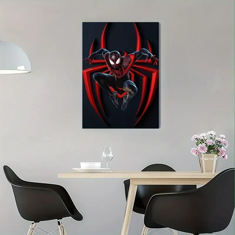 Spider-Man Licensed Canvas Art by UME - Framed Wall Decor, Ready to Hang
