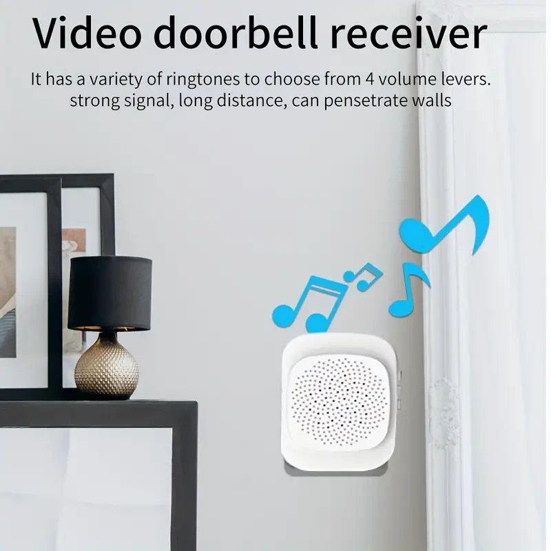 WIFI Doorbell Camera Plus - 480p Wireless Intelligent Video Doorbell with Night Vision