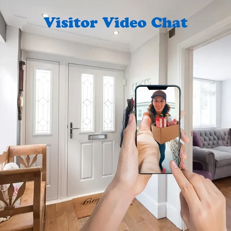WIFI Doorbell Camera Plus - 480p Wireless Intelligent Video Doorbell with Night Vision