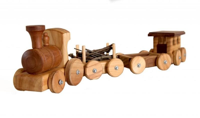 NZ Handmade Three wagons make a small train