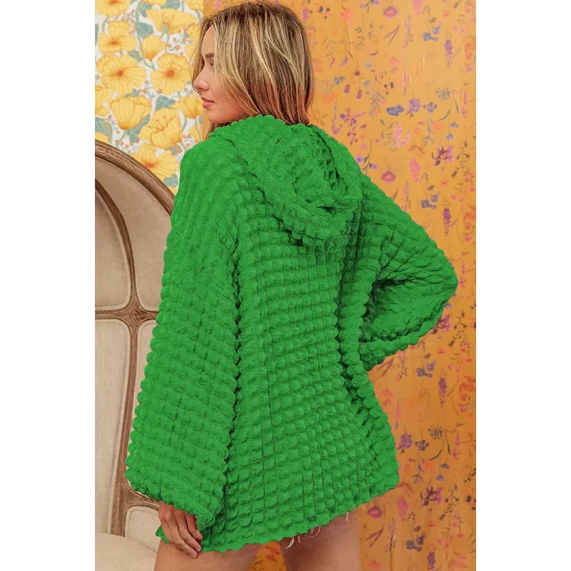 Women's Bubbles Hoodie Fashion Casual Loose Long Sleeve Hooded Sweater