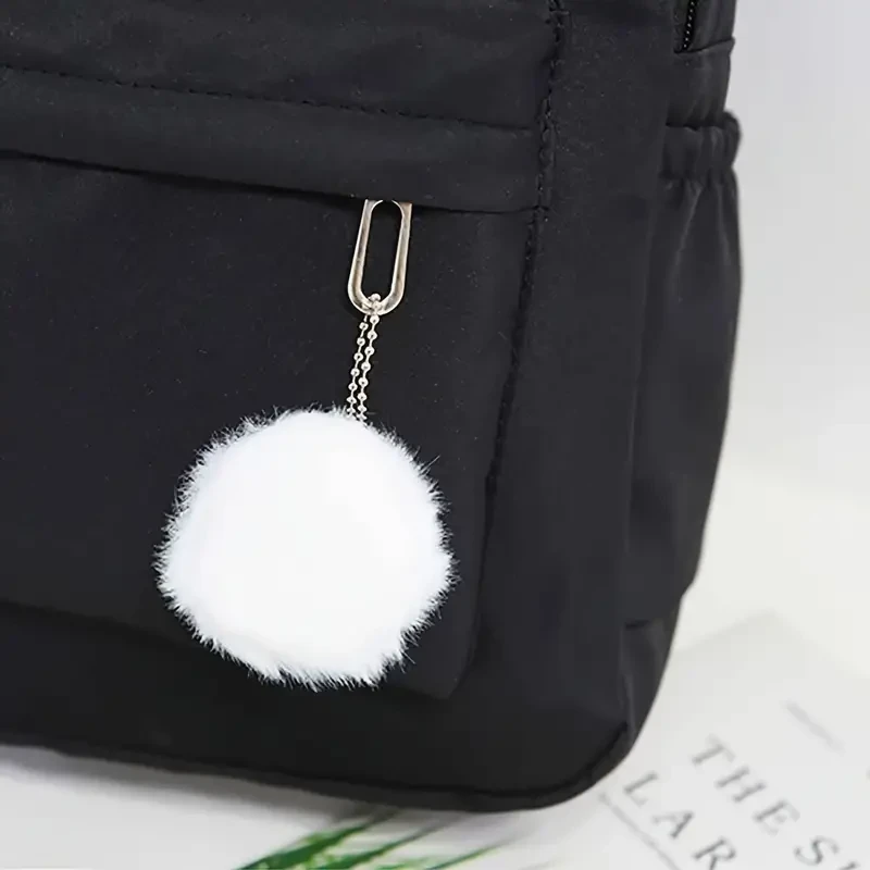 Stylish Red Spider Print Canvas Backpack - Lightweight & Durable School Travel Bag