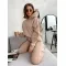 Women's Knitted Fleece Casual Suit Two-piece Set