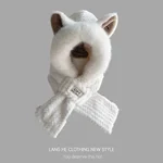 Winter Cartoon Hats Scarf 2 in 1 Set